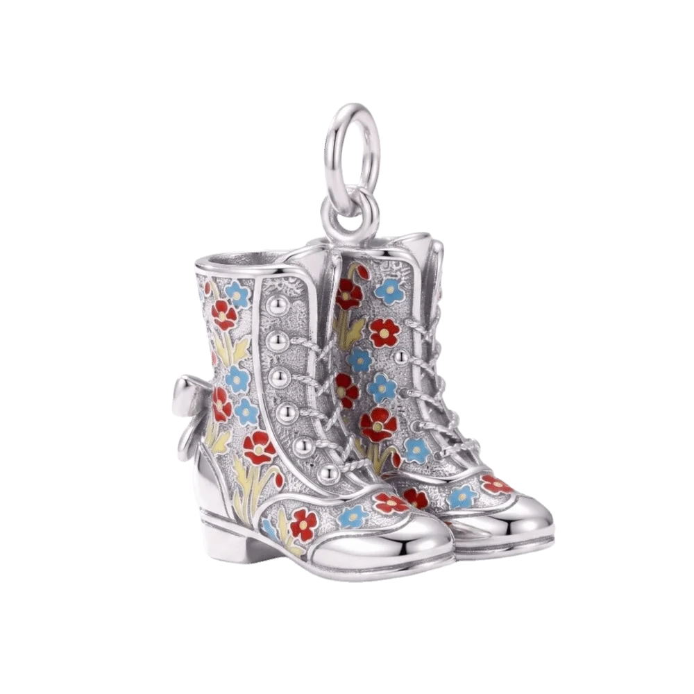 London Enamel Stainless Steel Charms – DIY Jewelry Making DIY Jewelry Charm PLUSH Boot