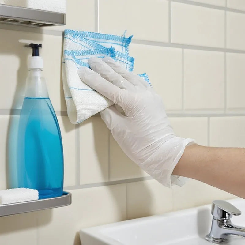 Disposable Nitrile Gloves 50/100pcs – Black White Blue S-XL Disposable Nitrile Gloves PLUSH