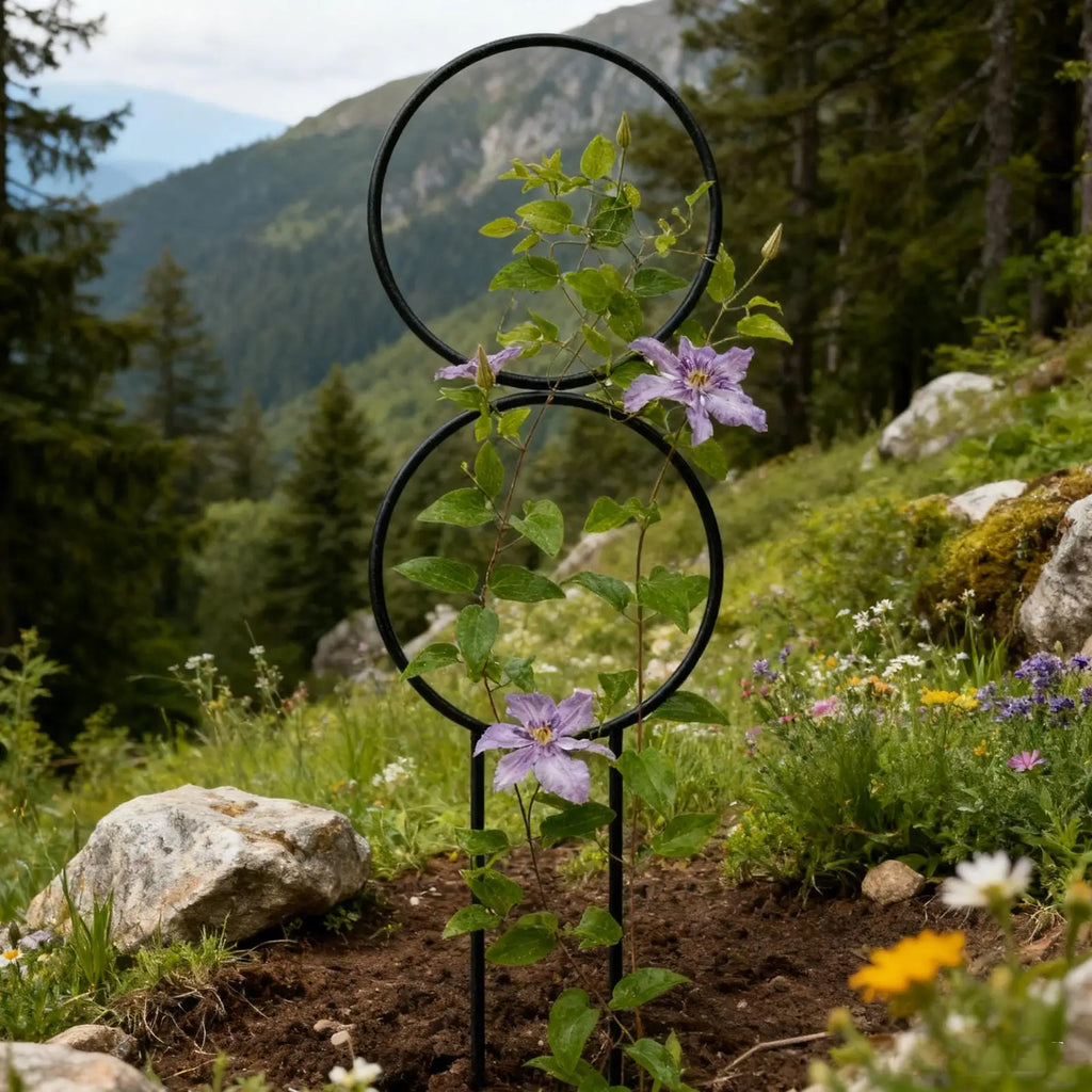 Metal Plant Trellis – Adjustable Support Stake Indoor & Outdoor Garden Plant Trellis PLUSH