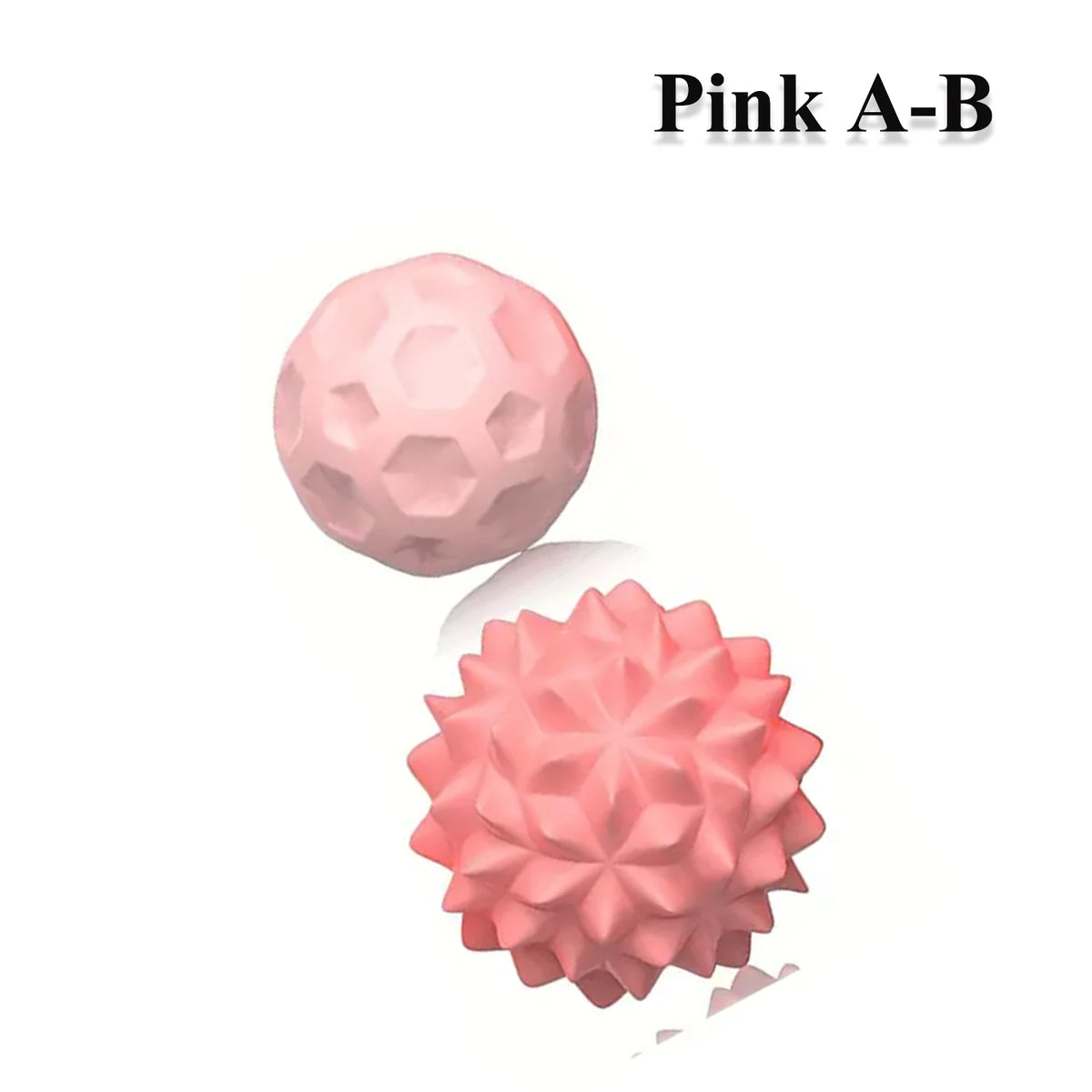 Silicone Magnetic Fidget Balls Sensory Toy Set – 2 to 8 PCS Magnetic Fidget Toy PLUSH 2PCS Pink A-B