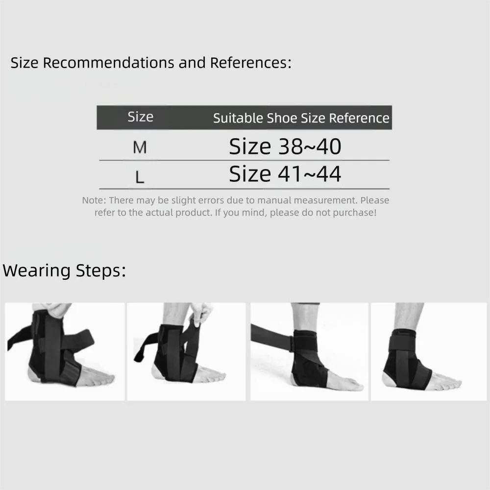 Adjustable Ankle Brace – Breathable Elastic Foot Support Wrap Ankle Support Brace PLUSH
