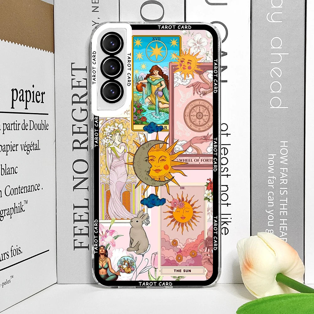 Witch Tarot Card Phone Case – Samsung Galaxy S22–S26 Series Phone Case PLUSH -4 For Galaxy S26Ultra