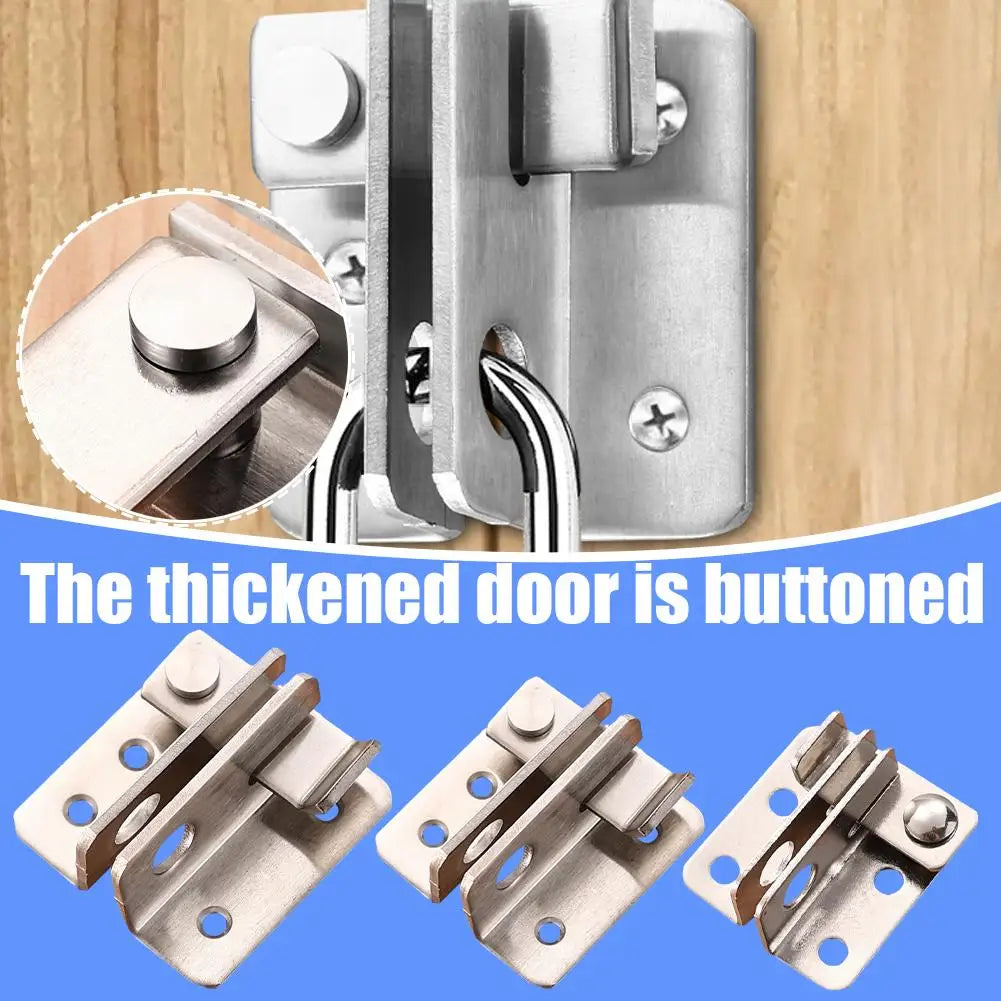 Stainless Steel Flip Latch Gate Lock with Padlock Hole | Barn Door Gate Door Latch PLUSH