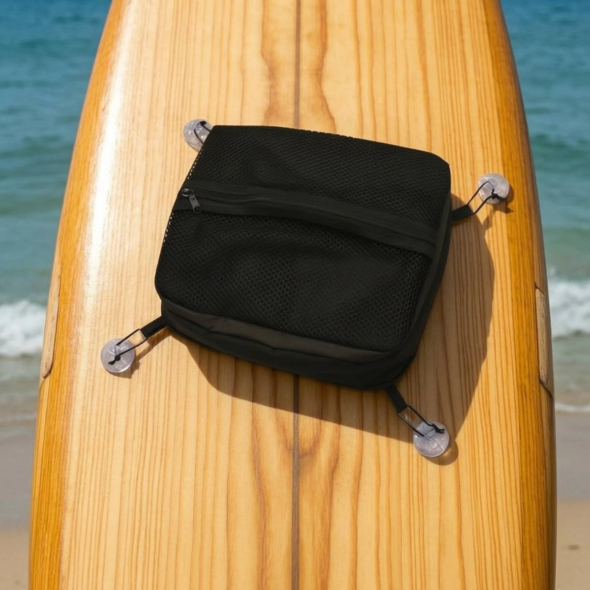 SUP Deck Bag with Suction Cups & Mesh Top | Paddle Board SUP Deck Bag PLUSH