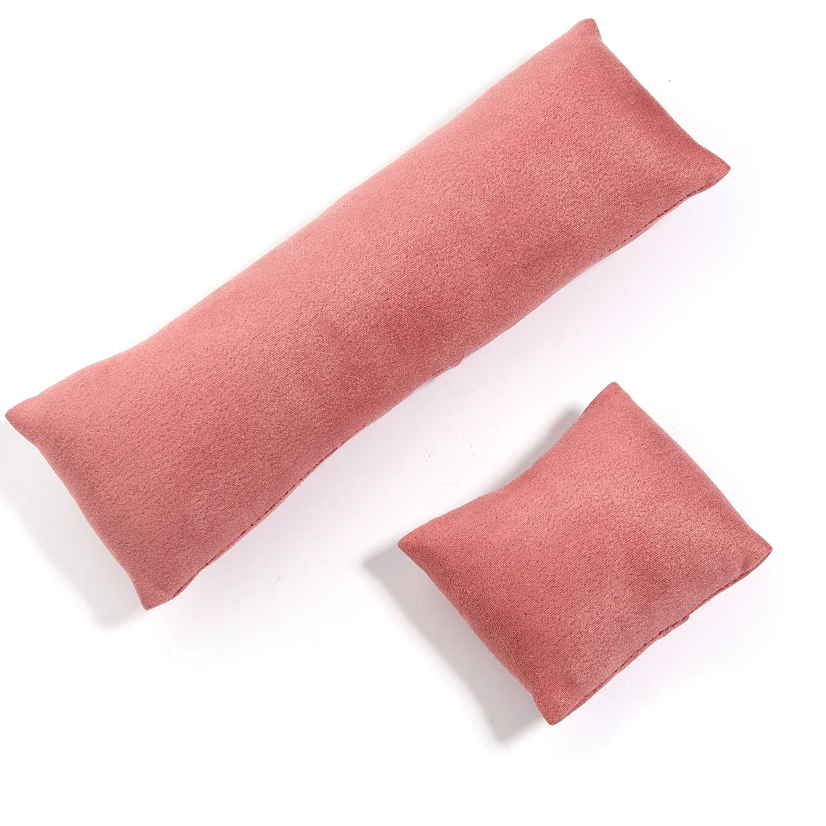 Velvet Suede Jewelry Display Pillow Set – Bracelet & Watch Holder Jewelry Display Pillow PLUSH Suede Red