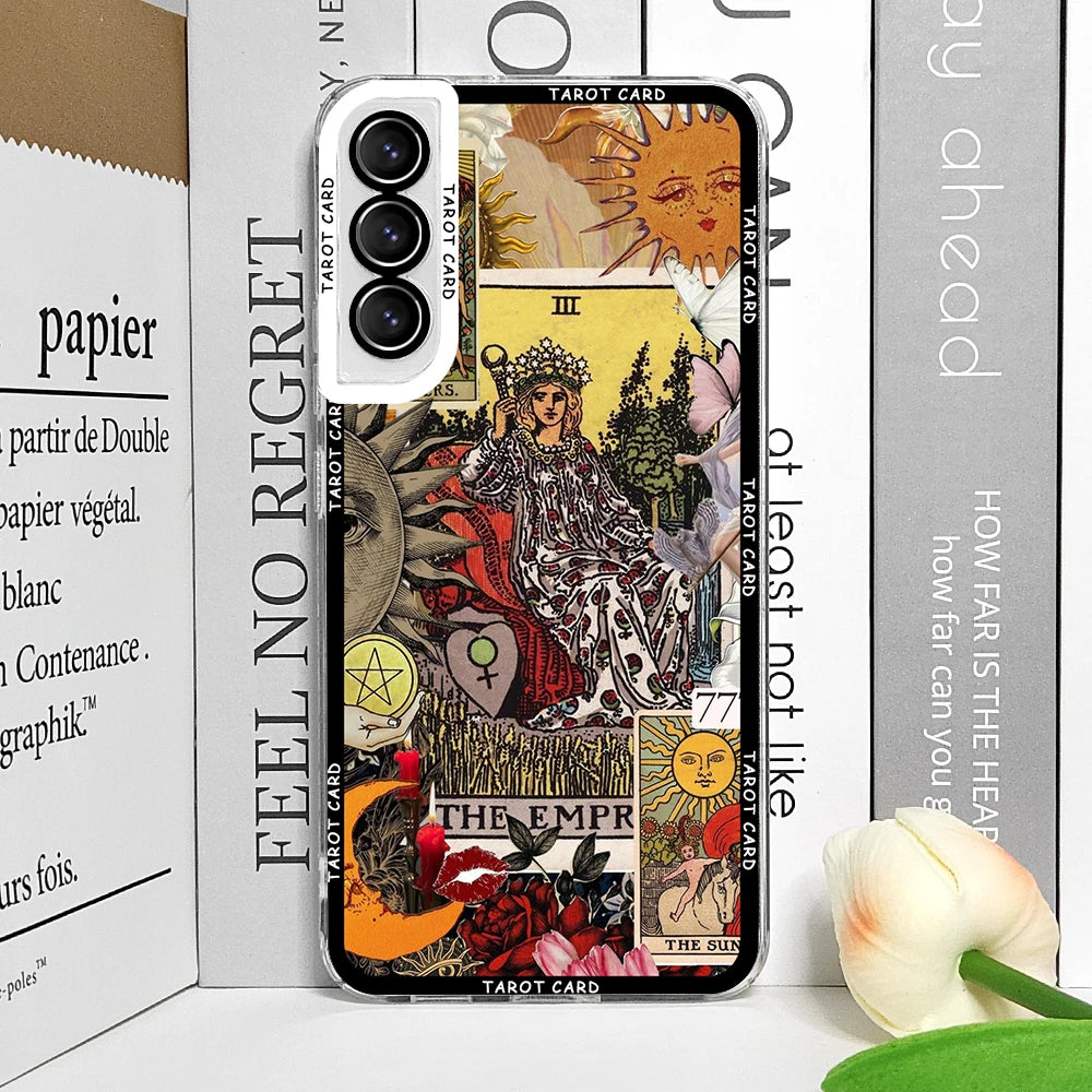 Witch Tarot Card Phone Case – Samsung Galaxy S22–S26 Series Phone Case PLUSH -7 For Galaxy S25Ultra