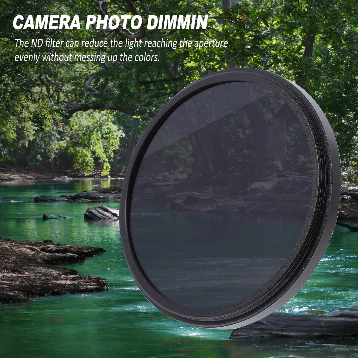 62mm Variable ND32 Neutral Density Camera Lens Filter Camera Lens Filter PLUSH