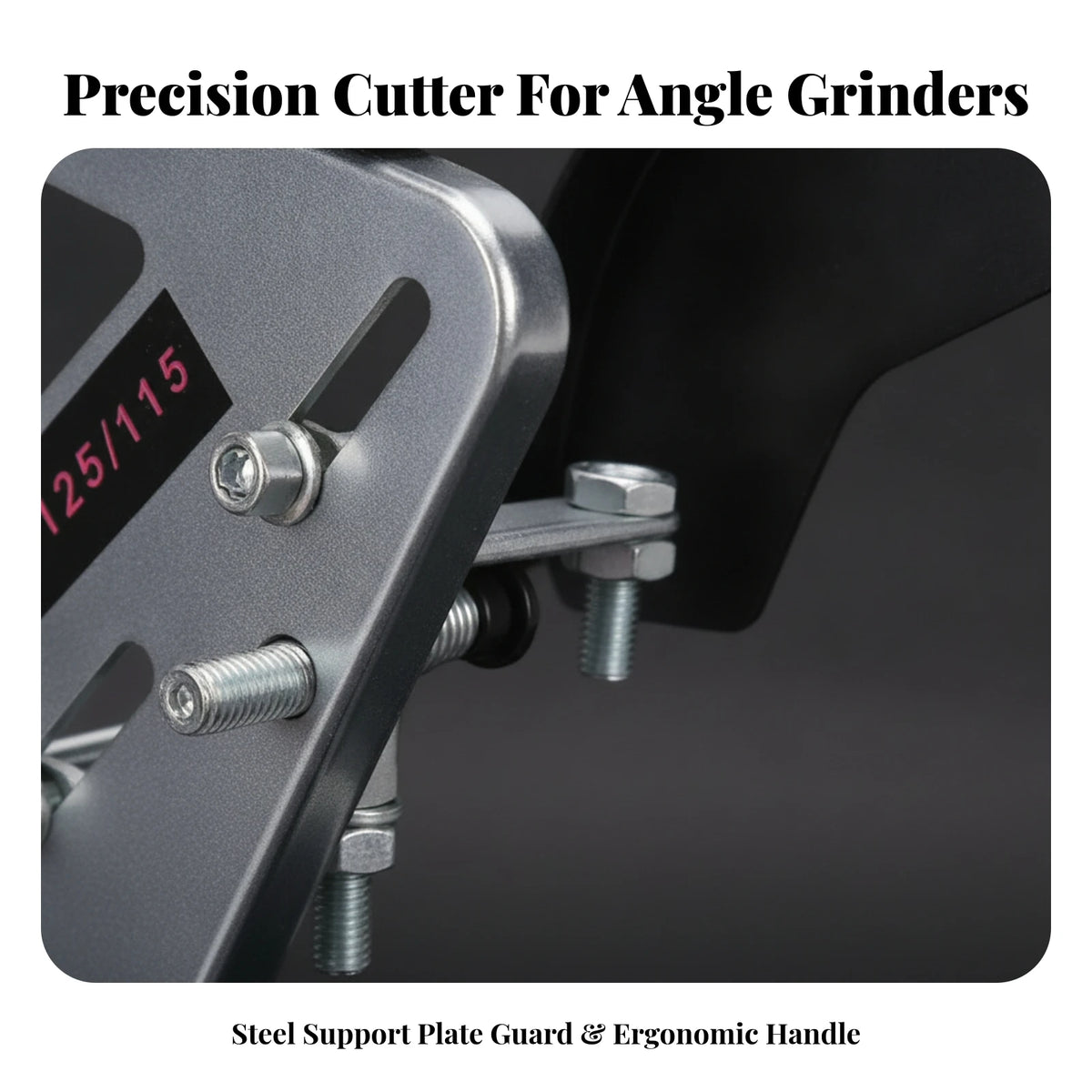 Sliding Angle Grinder Stand | Adjustable, Stable Bench Mount Angle Grinder Stand PLUSH