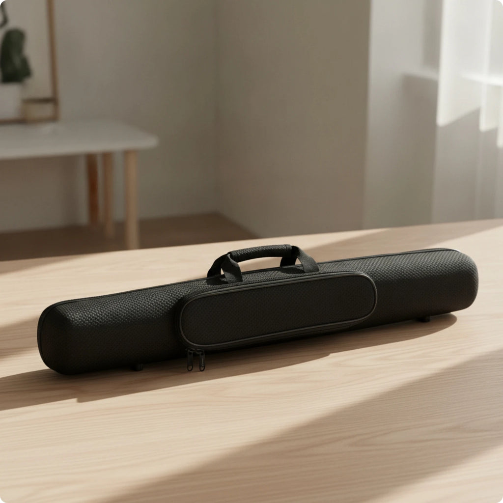 Padded Clarinet Case with Shoulder Strap | Portable & Sturdy Clarinet Case PLUSH Black