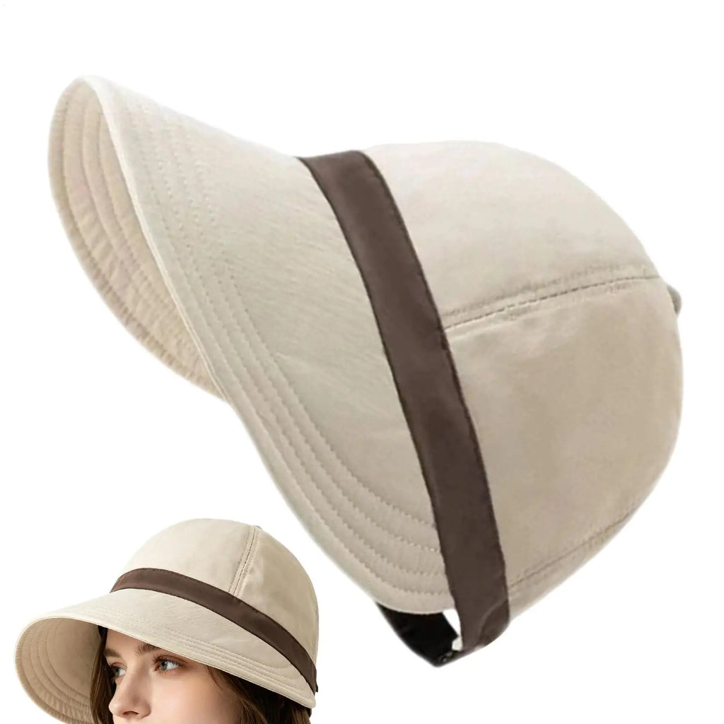 Women's Wide Brim UV Sun Hat – Adjustable Beach Visor Cap Women's Sun Hat PLUSH