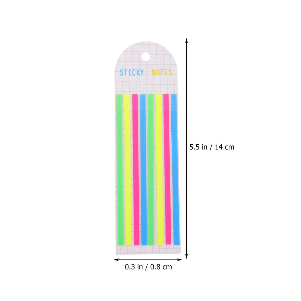 Transparent Highlighter Strips – 4-Book Reading Page Markers Set Page Marker Tabs PLUSH