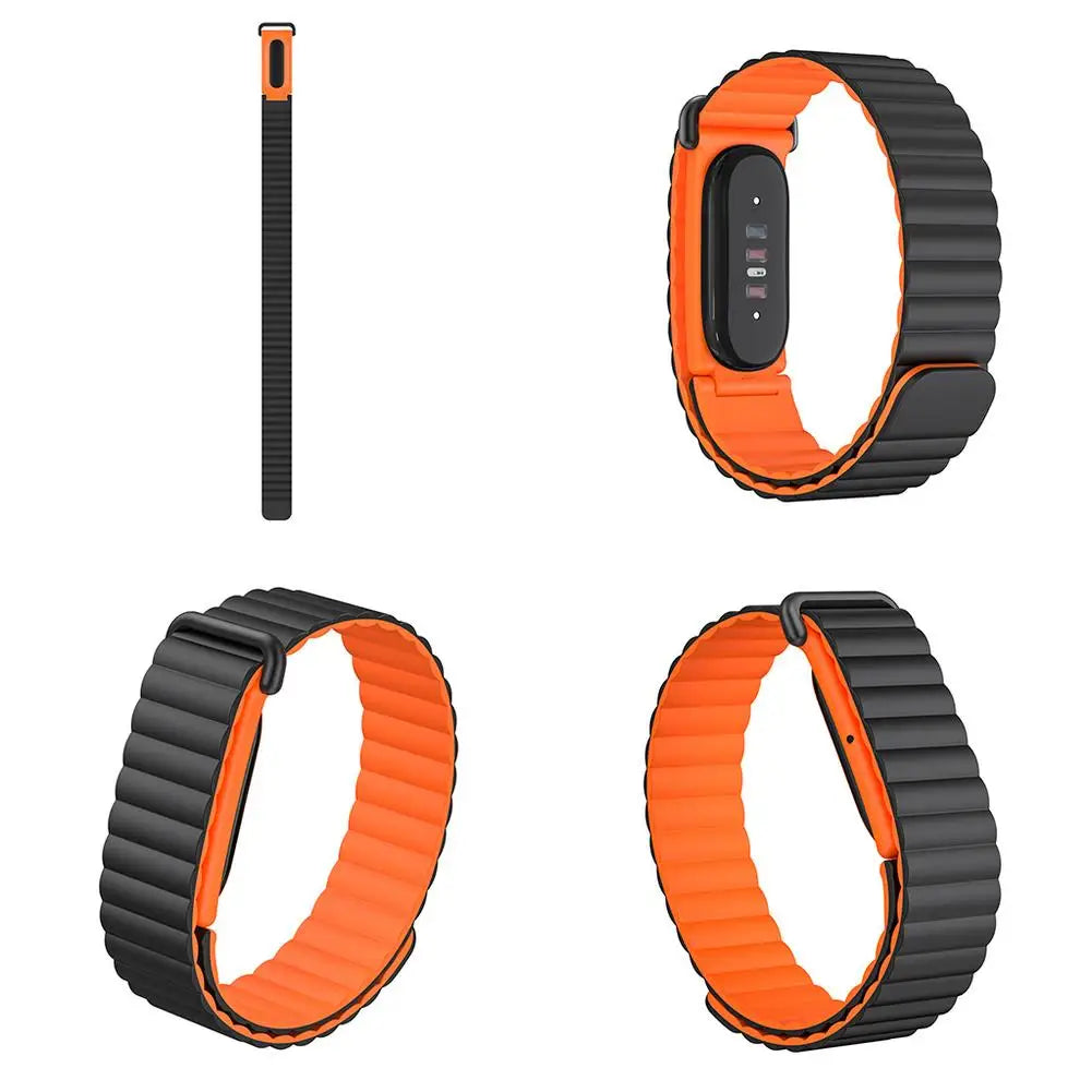 Silicone Magnetic Band for Fitbit Air – Replacement Wristband Fitness Tracker Band PLUSH