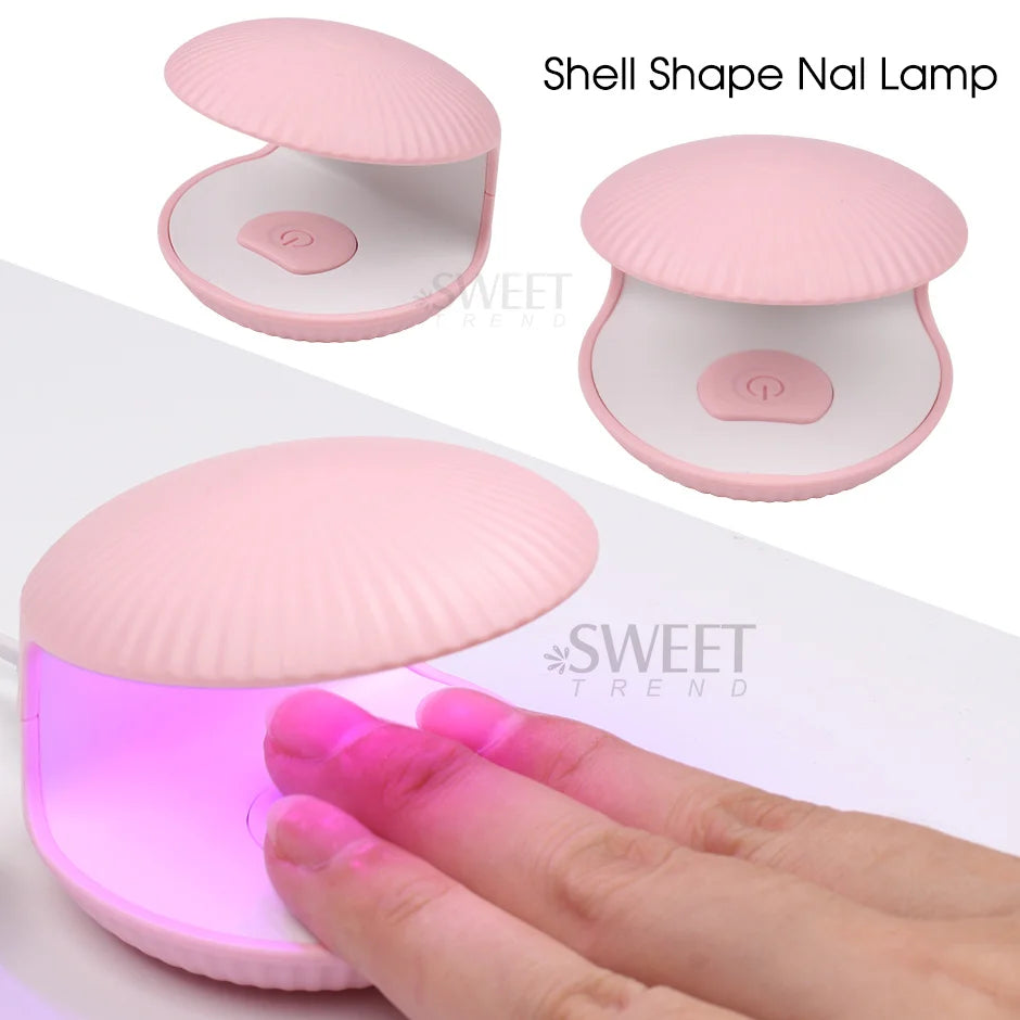 Mini UV LED Nail Lamp – Portable Single Finger Gel Polish Dryer UV LED Nail Dryer PLUSH