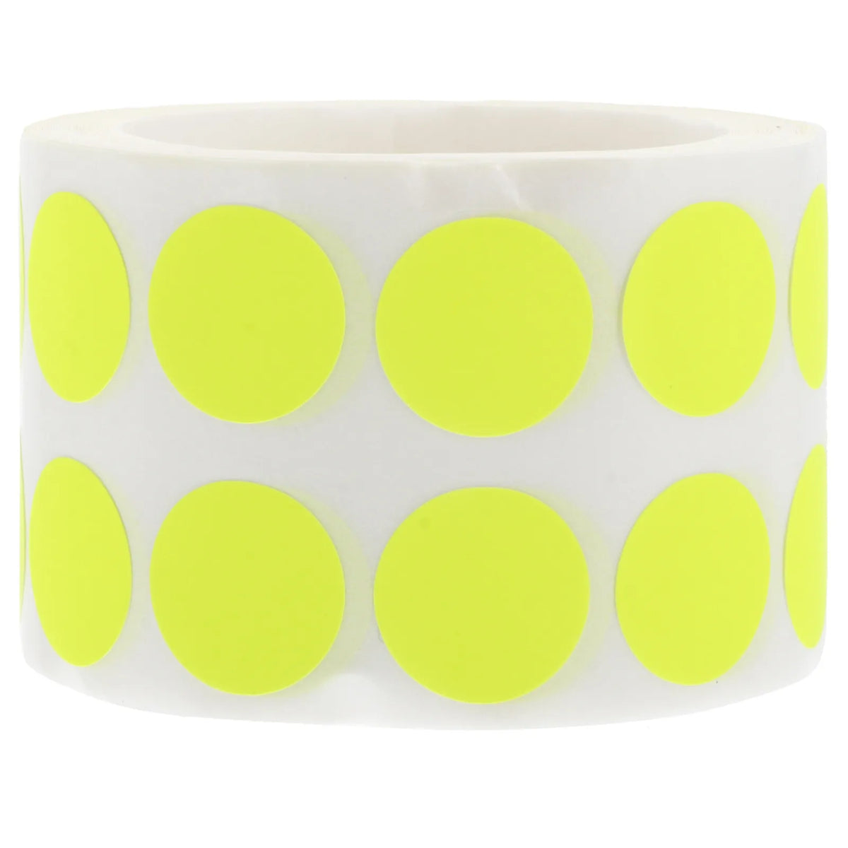 Fluorescent Dot Stickers Roll 1000pcs | Color Coding Labels Craft Dot Stickers PLUSH