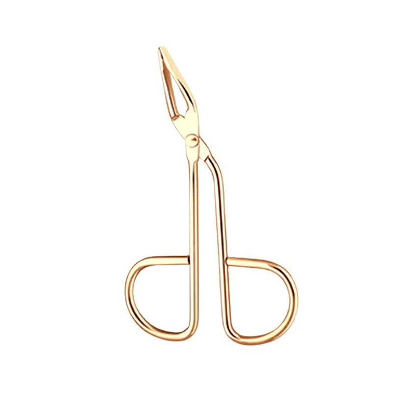 Stainless Steel Slant Tip Eyebrow Tweezers | Makeup Tool Eyebrow Tweezers PLUSH Gold