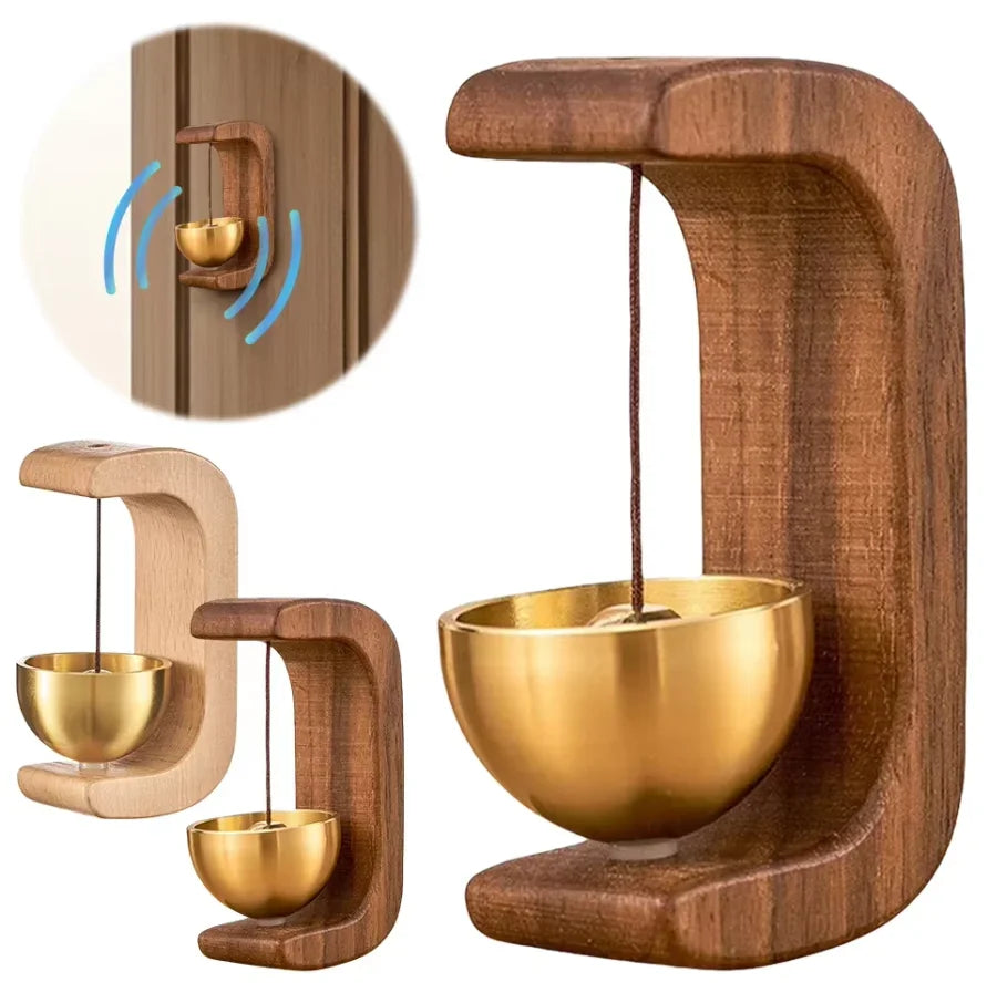 Wooden Wind Chimes Hanging Decor & Entrance Door Bell Wood Wind Chimes PLUSH