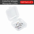 Reflective Fly Fishing Hooks Kit – Handmade High Carbon Flies Fly Fishing Hooks PLUSH Size16 5Pcs