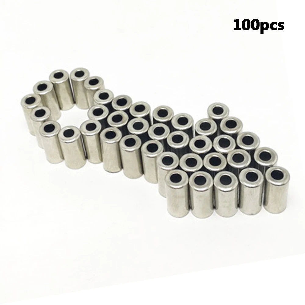 5×10mm Metal Bike Cable End Caps 50/100pcs | Cycling Parts Bike Cable End Caps PLUSH 100pcs