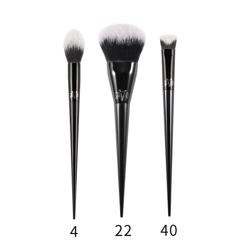 Kat Von D KVD Makeup Brush Set – Full Face & Eye Kit Makeup Brush Set PLUSH KVD 1-3-4 China Mainland