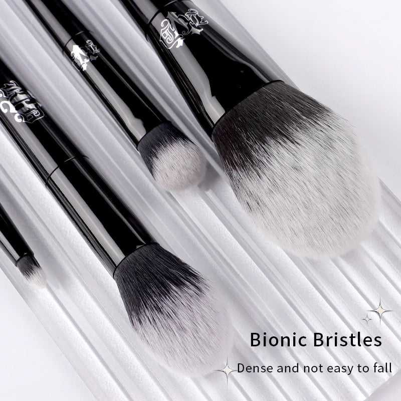 Kat Von D KVD Makeup Brush Set – Full Face & Eye Kit Makeup Brush Set PLUSH