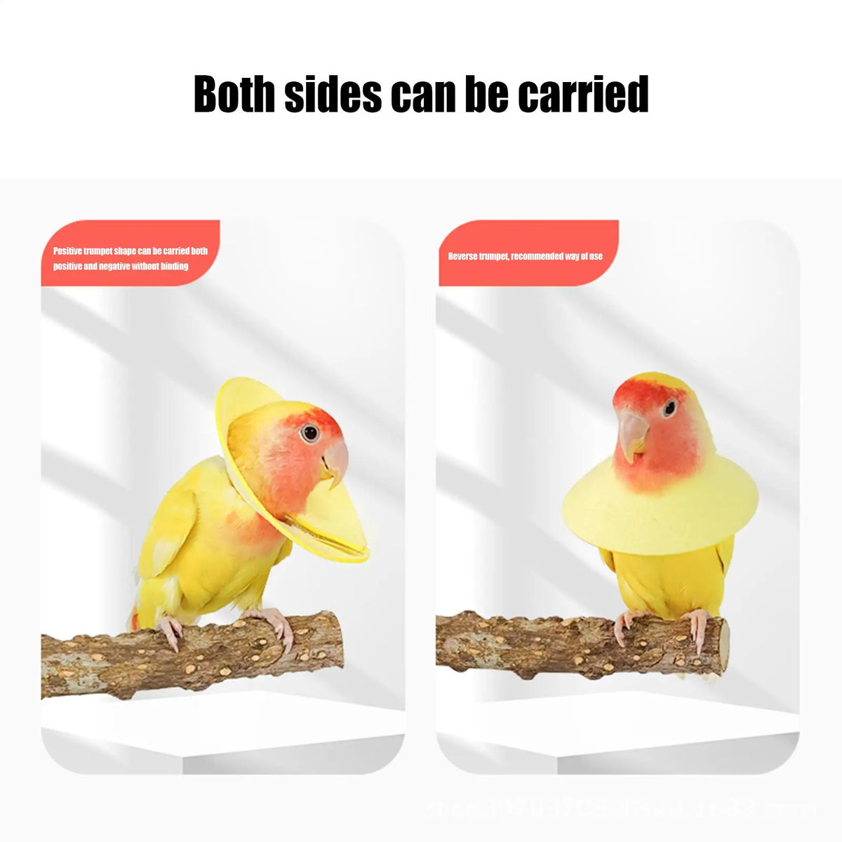 Parrot Recovery Collar – Anti-Plucking Bird Neck Sleeve Bird Recovery Collar PLUSH
