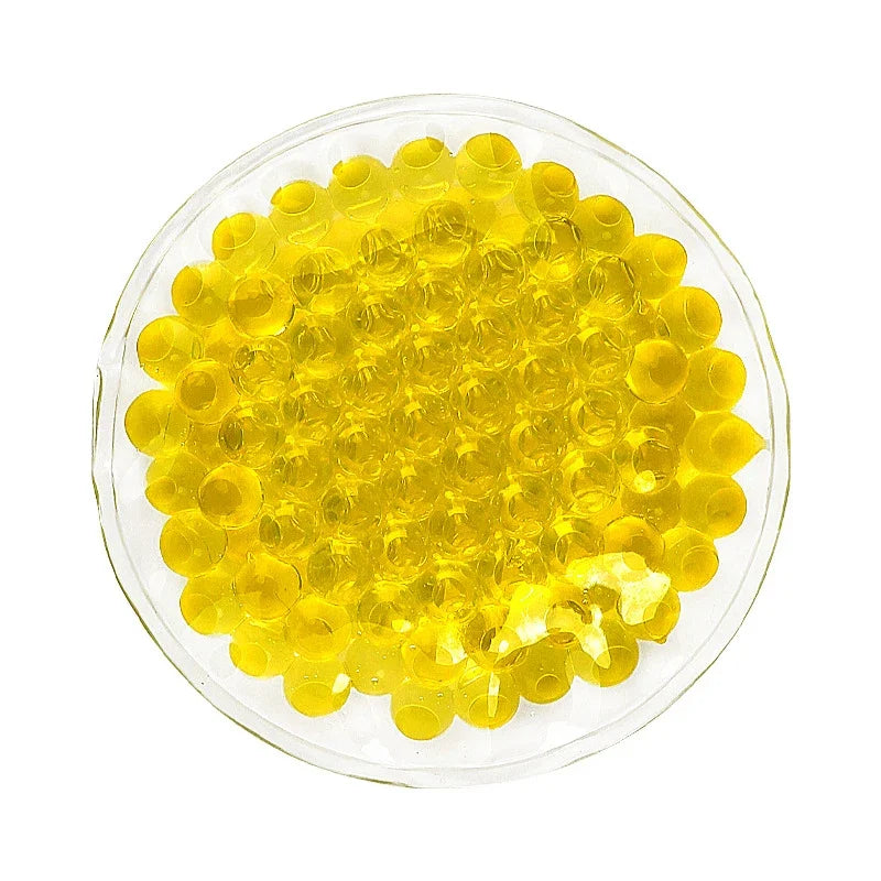 Reusable Hot & Cold Gel Eye Compress Pad – Cooling & Warming Eye Compress Pad PLUSH Yellow