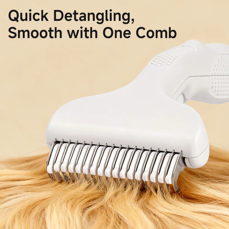 Pet Knot Comb – Grooming Brush for Cats & Dogs Pet Grooming Comb PLUSH