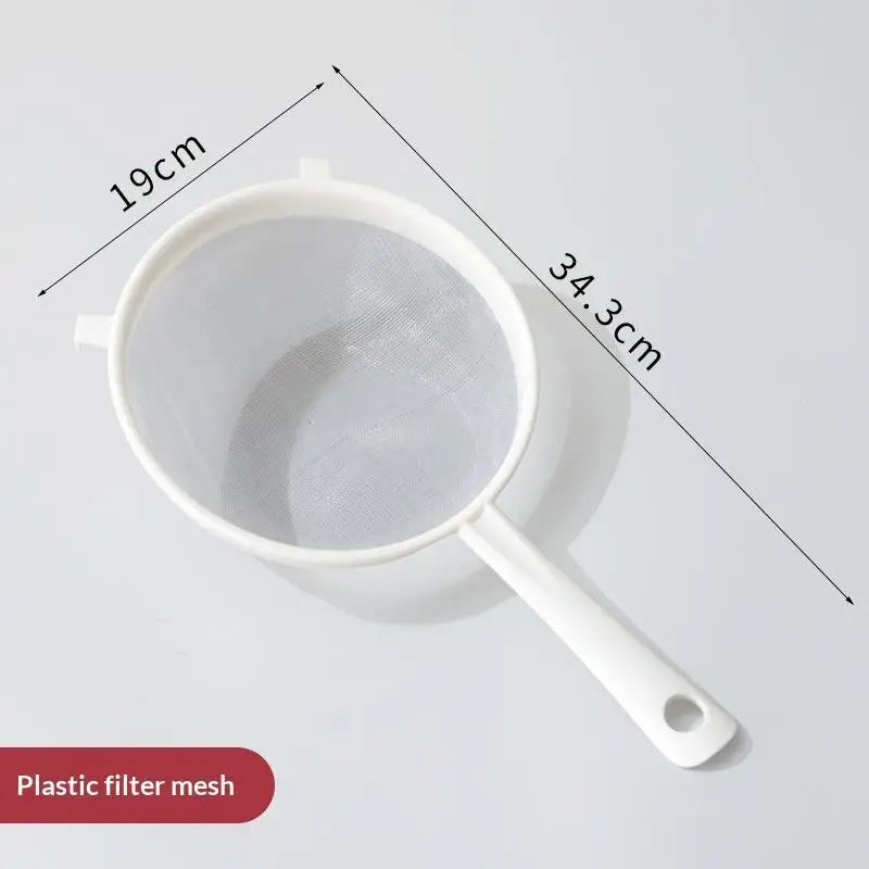 Handheld Fine Mesh Sieve – Flour, Tea & Kitchen Strainer Kitchen Mesh Strainer PLUSH 19cm A7