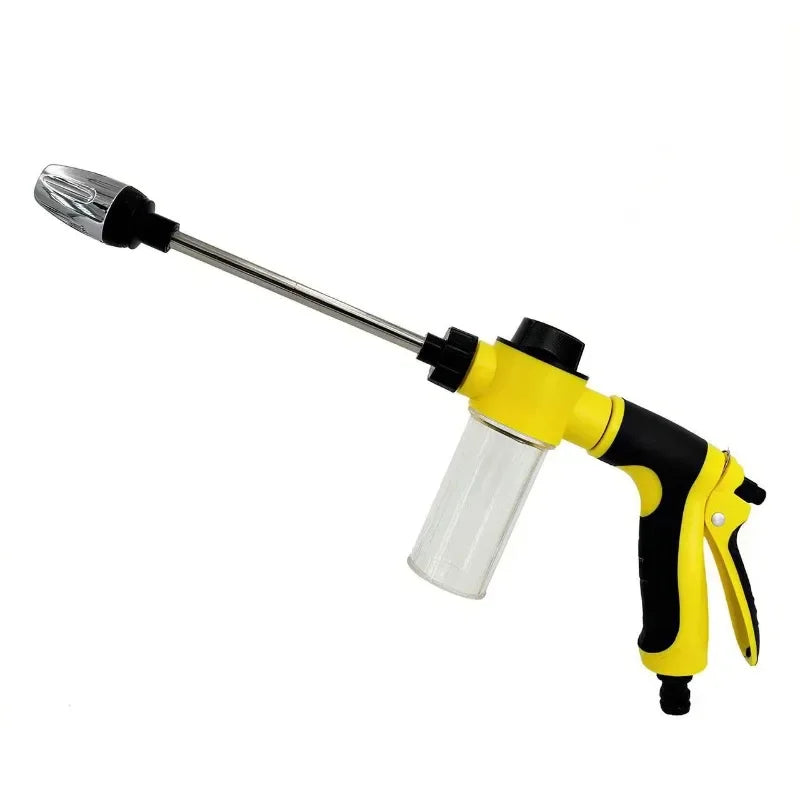 Portable High-Pressure Water Gun – Car Wash & Garden Spray Pressure Water Gun PLUSH Yellow