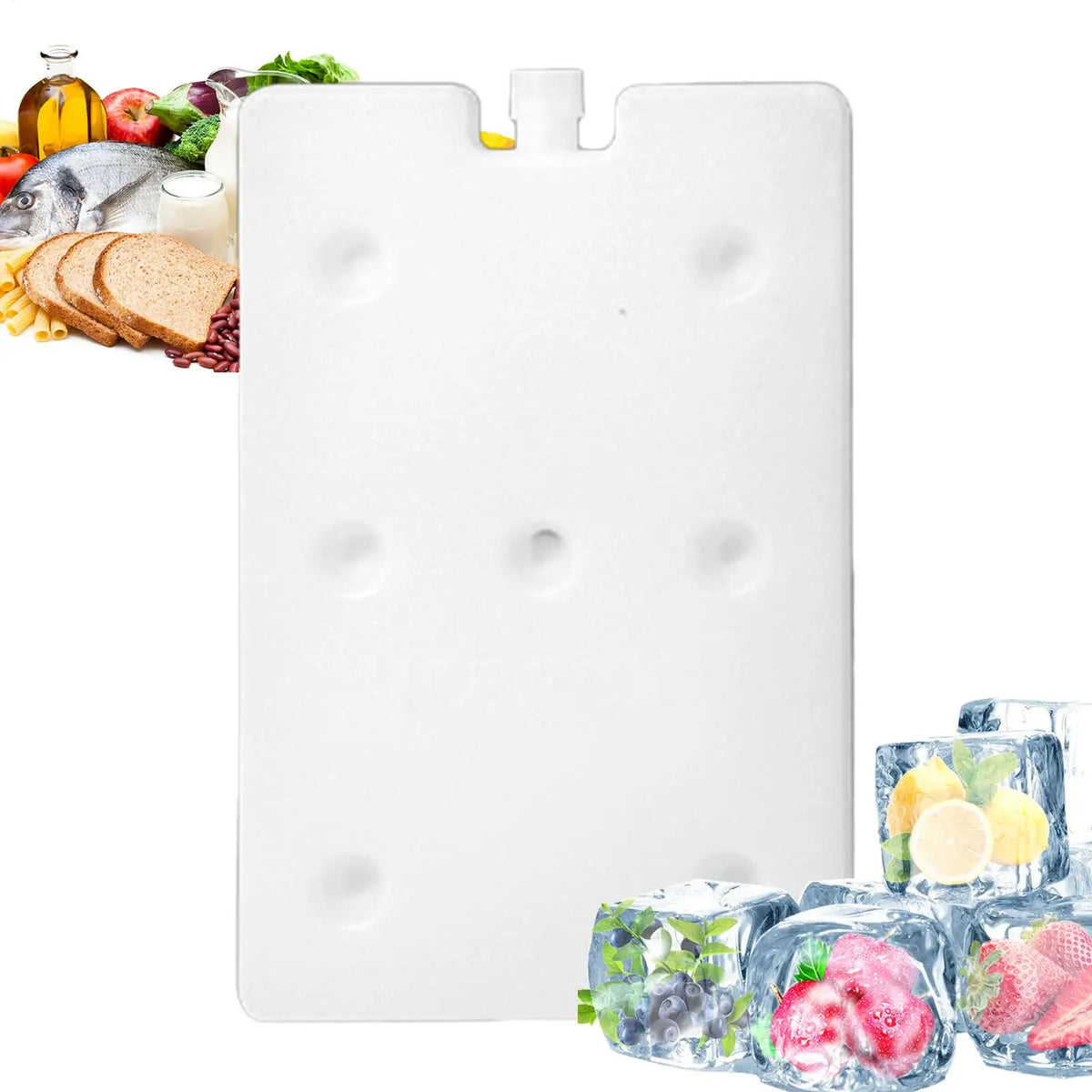 Reusable Ice Packs for Coolers – Freezer Gel Blocks 150–600ml Cooler Ice Packs PLUSH