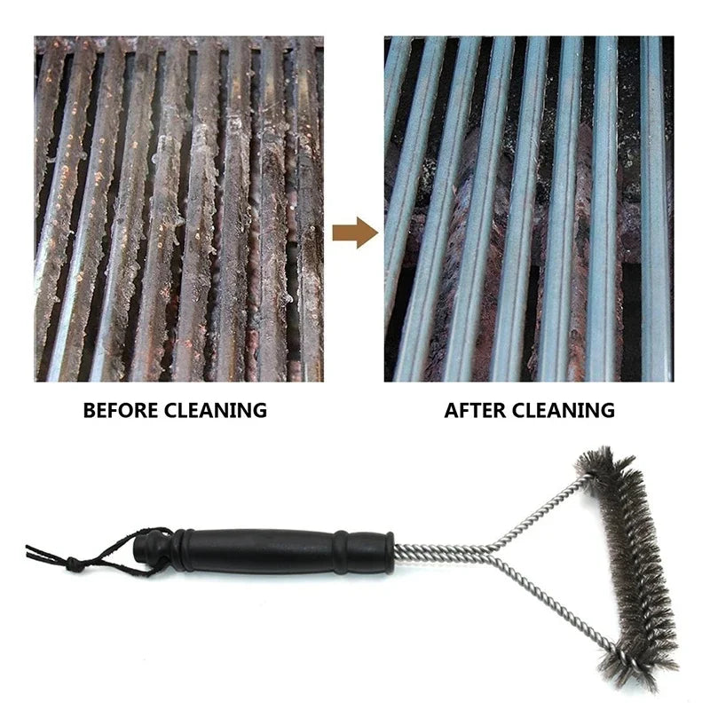 Stainless Steel BBQ Grill Brush – Non-Stick Cleaning Tool BBQ Grill Brush PLUSH