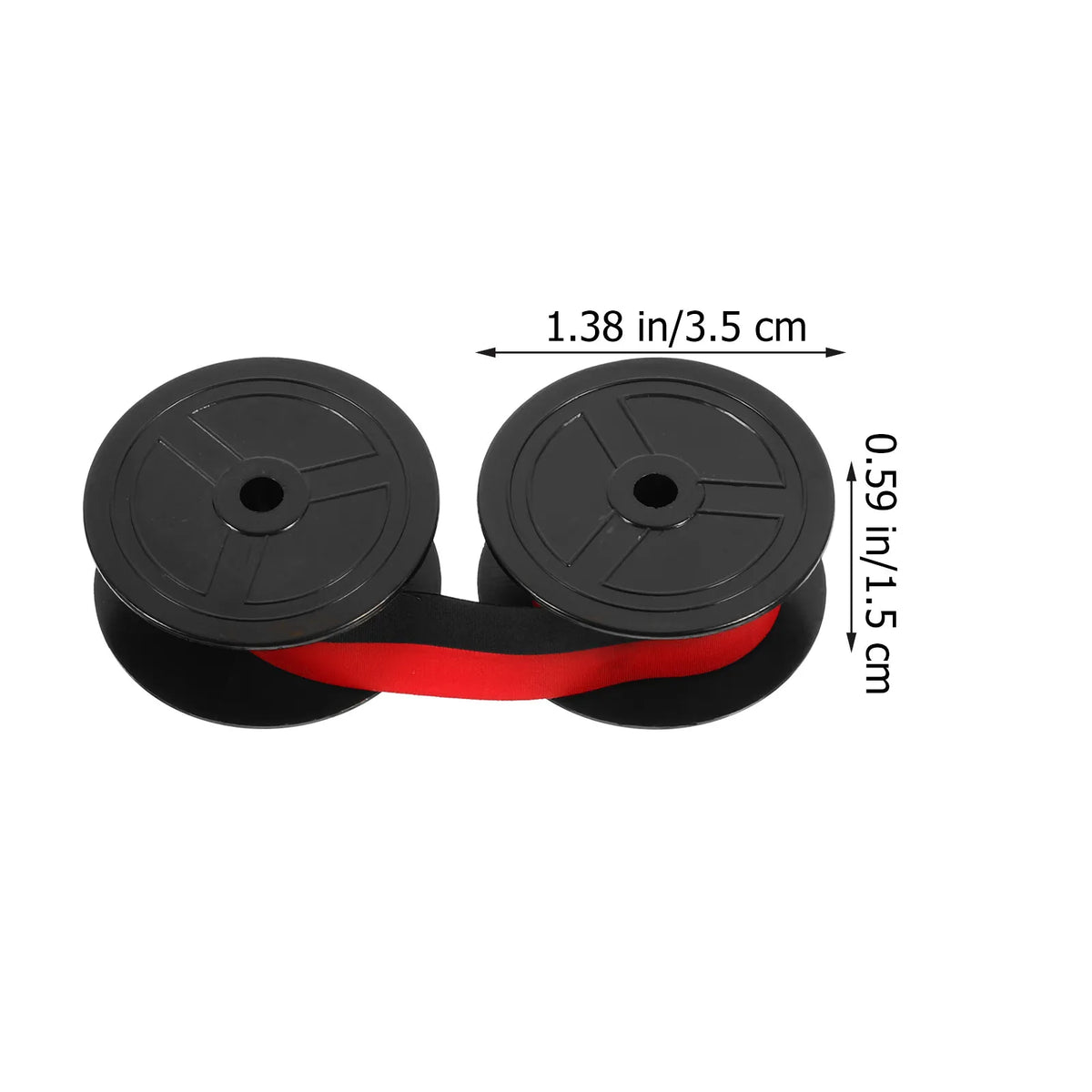 Twin Spool Universal Typewriter Ribbon – Dual Color Replacement Typewriter Ribbon PLUSH