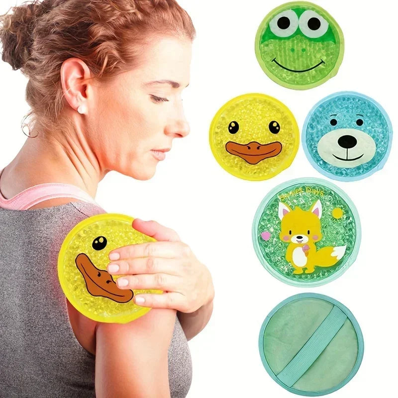 Reusable Cartoon Gel Ice Pack – Dual Hot & Cold Compress Gel Ice Pack PLUSH