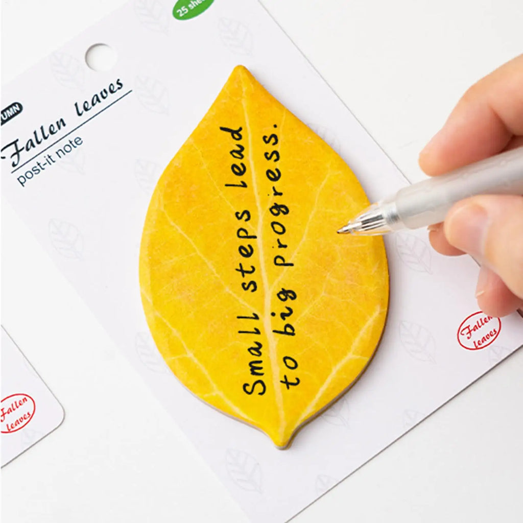 Leaf Shaped Sticky Notes – 6 Colors, 150 Sheets DIY Decor Shaped Sticky Notes PLUSH