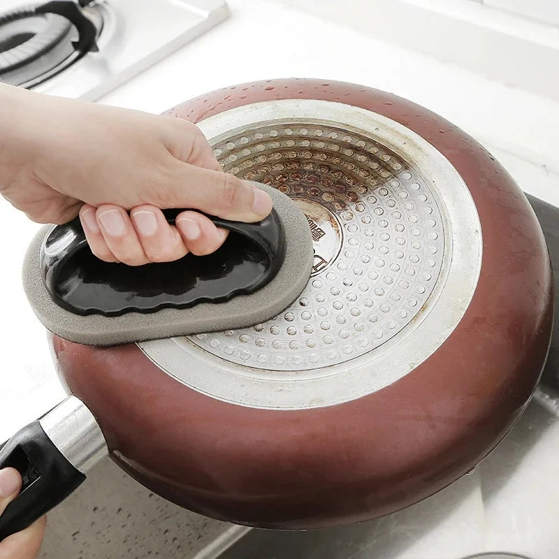 Magic Emery Sponge Eraser Brush – Kitchen & Bath Cleaner Cleaning Brush PLUSH