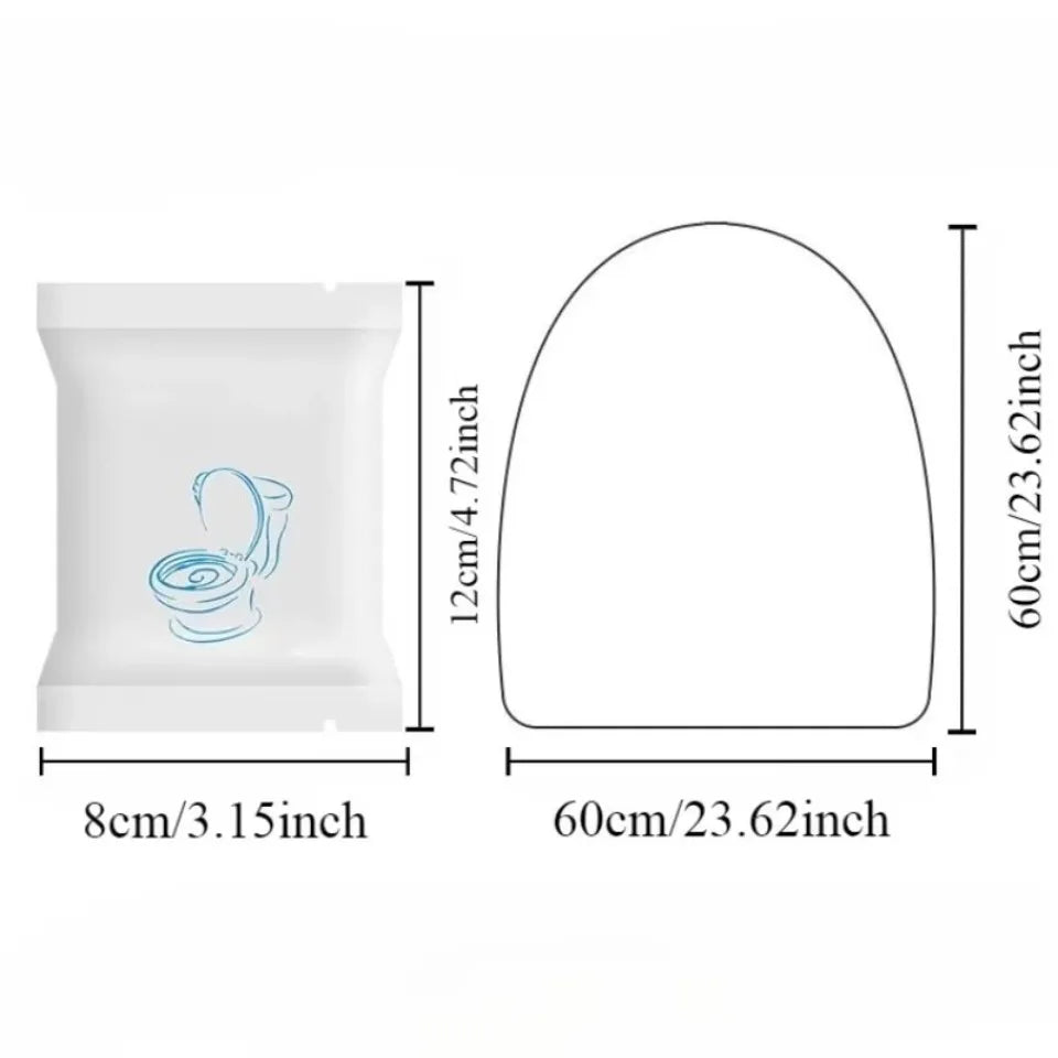 Disposable Toilet Seat Covers Non-Woven 10/20pcs | Travel & Home Toilet Seat Covers PLUSH