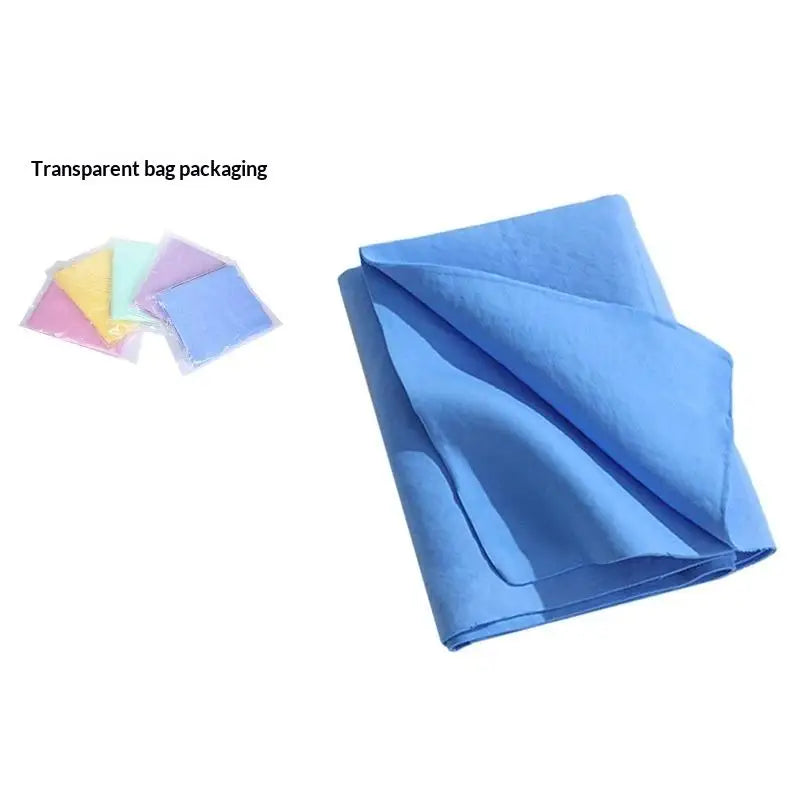 PVA Microfiber Pet Drying Towel – Quick Dry & Super Absorbent Pet Drying Towel PLUSH Blue