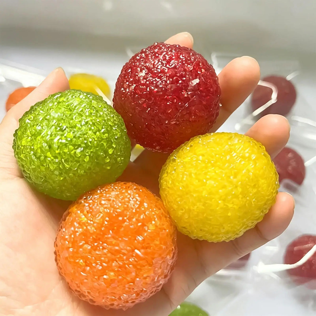 Sensory Slushie Squeeze Fidget Ball – Crunchy Crackling Toy Sensory Fidget Toy PLUSH