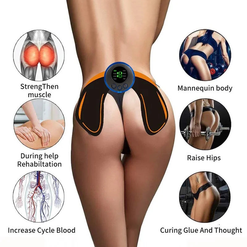 CAMMUO EMS Wireless Hip & Ab Muscle Stimulator Trainer EMS Muscle Trainer PLUSH