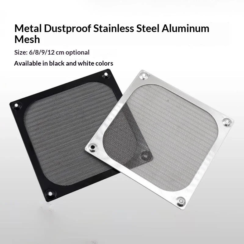 Metal Mesh Fan Dust Filter Guard 60/80/90/120mm PC Server Fan Dust Filter PLUSH