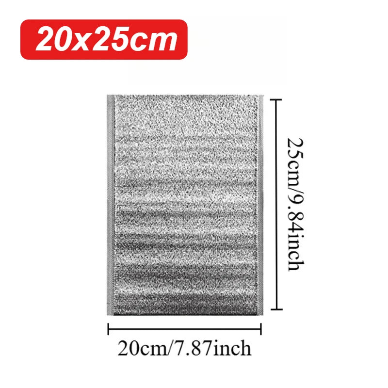 Disposable Aluminum Foil Insulated Cooler Bags – Lunch & Picnic Insulated Cooler Bag PLUSH 20x25cm 20PCS