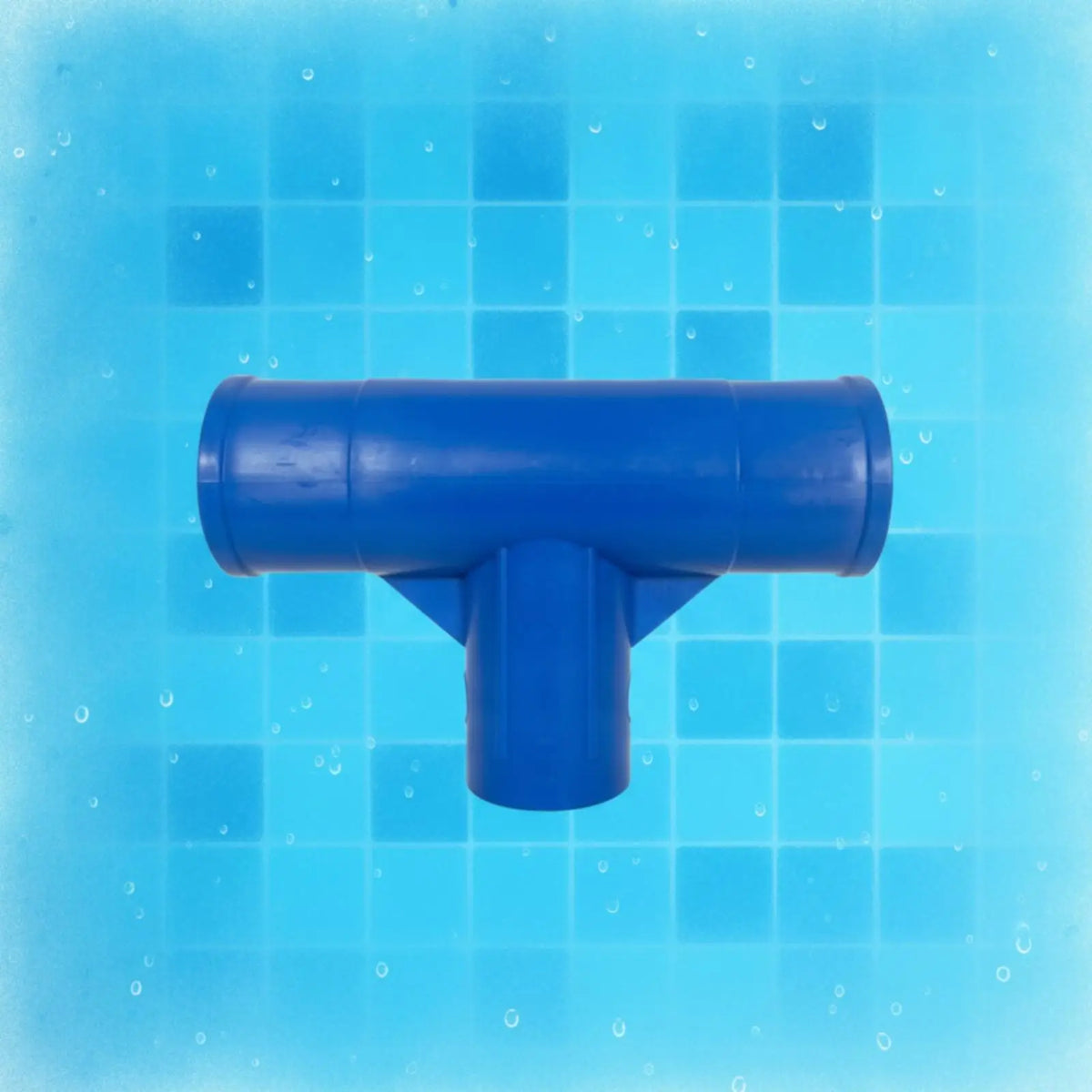 Three-Arm Pool Frame Connector – Above-Ground Pool T-Joint Pool Frame Connector PLUSH BlueLargeTjoint