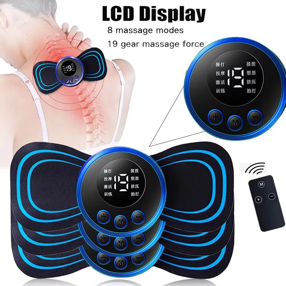 Portable Electric Neck & Shoulder Massager – 8 Modes 19 Gears Electric Neck Massager PLUSH