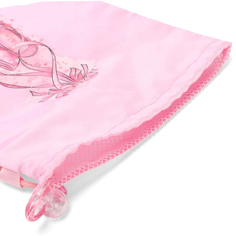 Mesh Dance Shoe Bag – Drawstring Ballet Organizer Pouch Dance Shoe Bag PLUSH