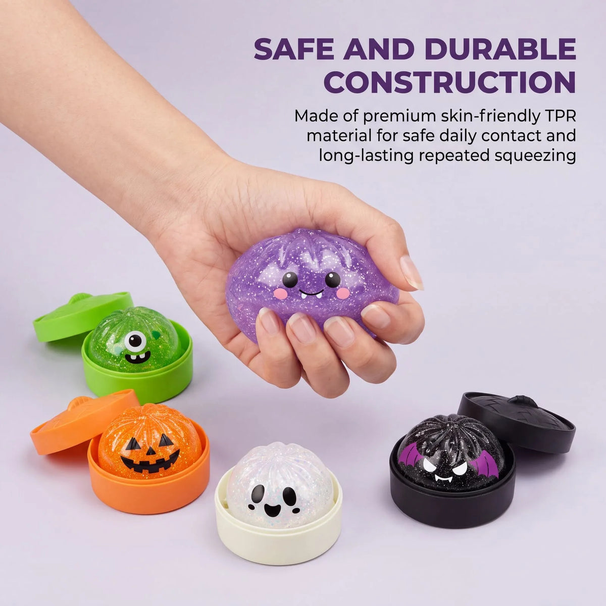 Halloween Squishy Bun Toy – Slow Rebound Spooky Gift Squishy Novelty Toy PLUSH