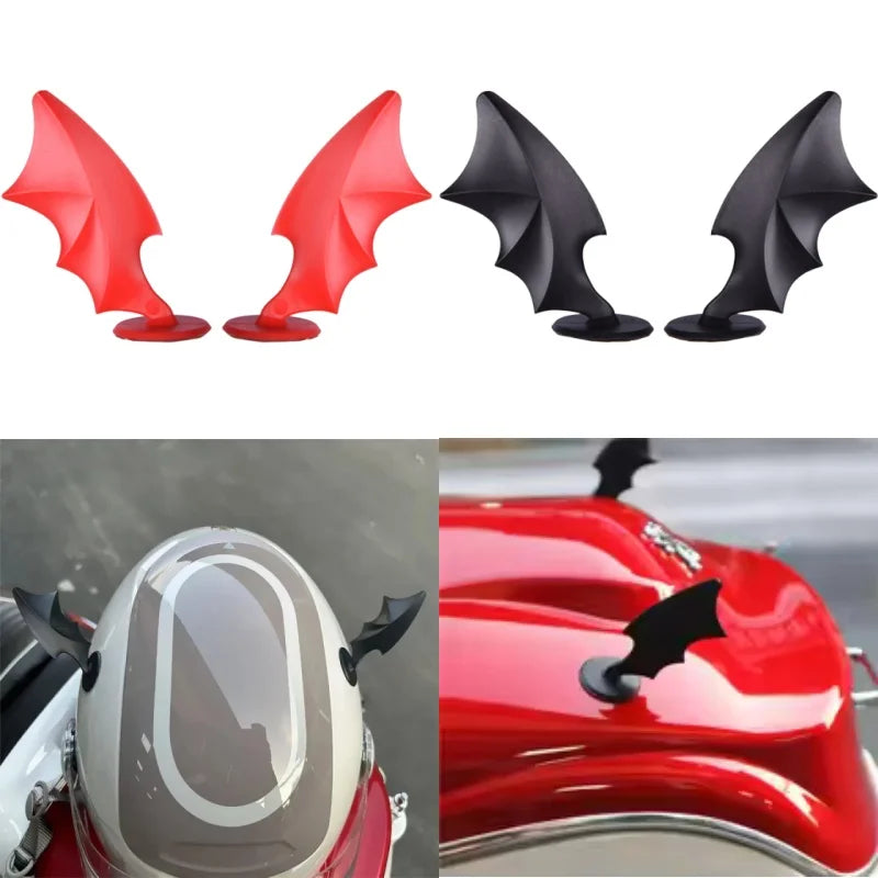 Devil's Wings Helmet Decoration – Moto & Electric Car Styling Helmet Decoration PLUSH