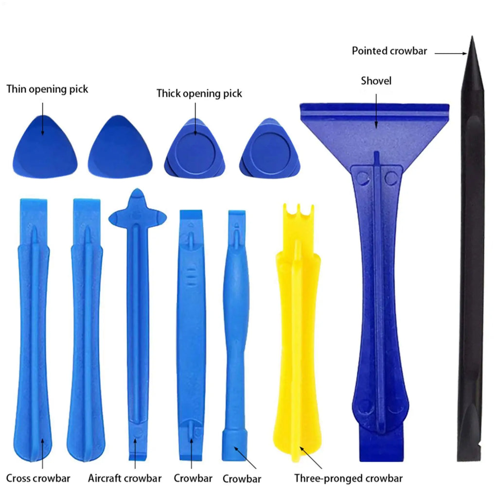 12-Piece Plastic Spudger Pry Tool Kit – Phone & Laptop Repair Phone Repair Tool Kit PLUSH