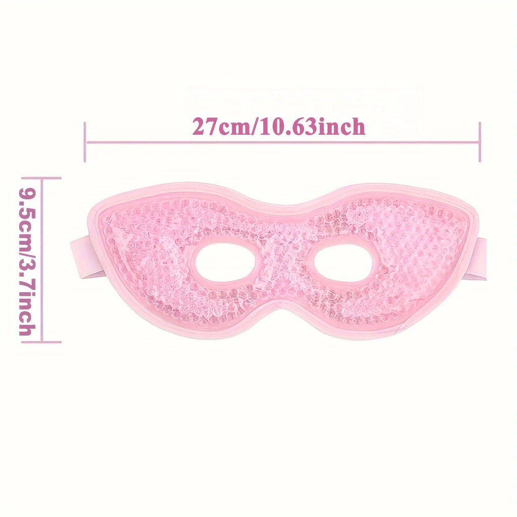 Reusable Hot Cold Gel Eye Mask – Cooling & Warming Compress Gel Eye Mask PLUSH