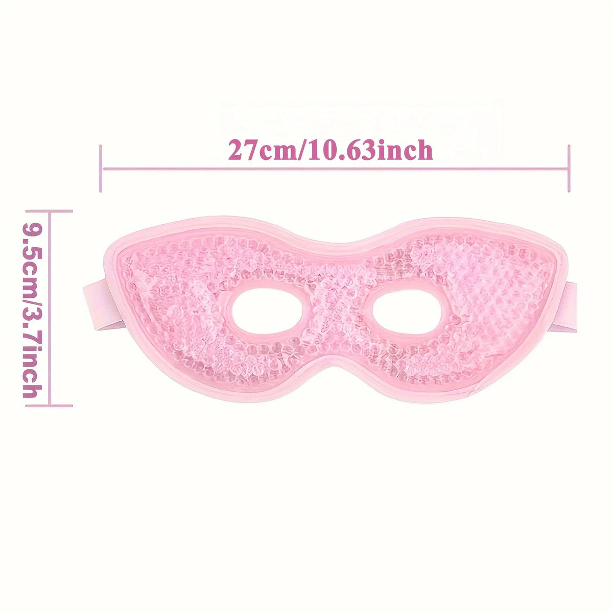 Reusable Hot Cold Gel Eye Mask – Cooling & Warming Compress Gel Eye Mask PLUSH