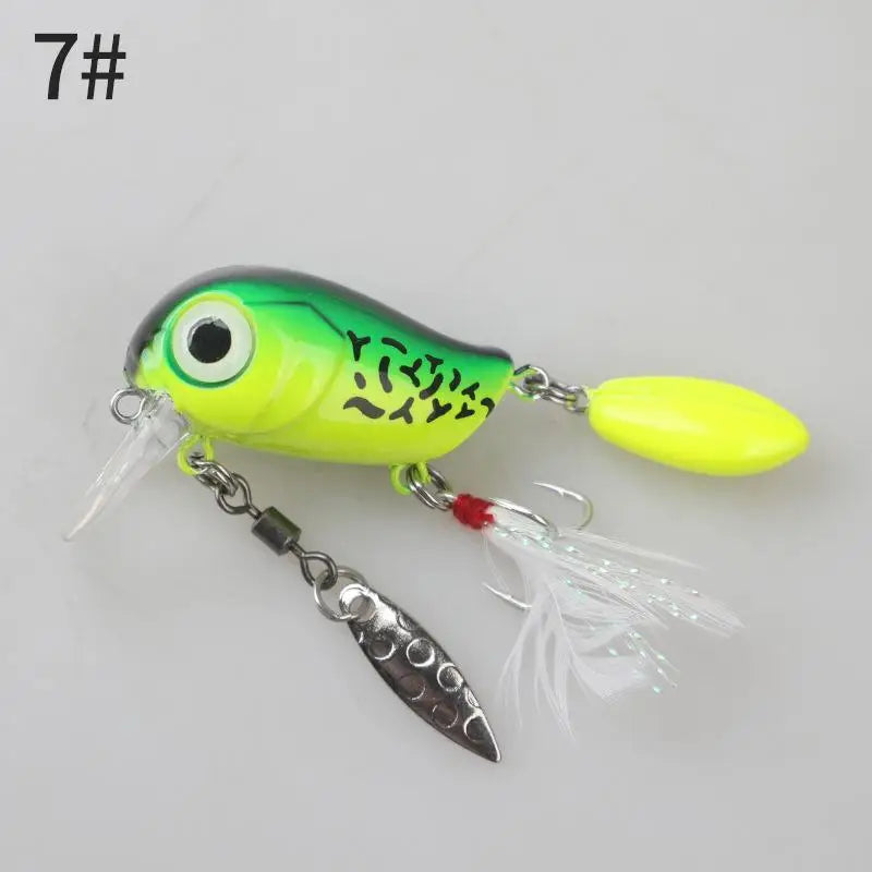 Metal Spinner Spoon Fishing Lure 3.8cm 5g – Trout & Bass Spinner Fishing Lure PLUSH A7